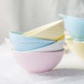 Ceramic Fruit Salad Bowls Colorful Soup Noodle Bowl Dinnerware